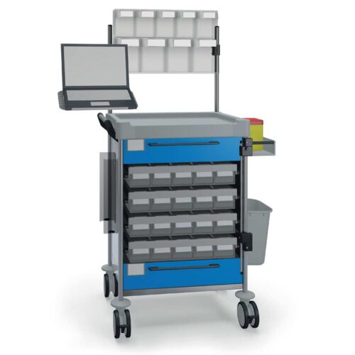 Carrello per distribuzione farmaci