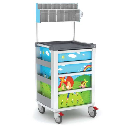 Carrello pediatrico